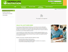 Tablet Screenshot of businessopportunity.herbalife-lebanon.com